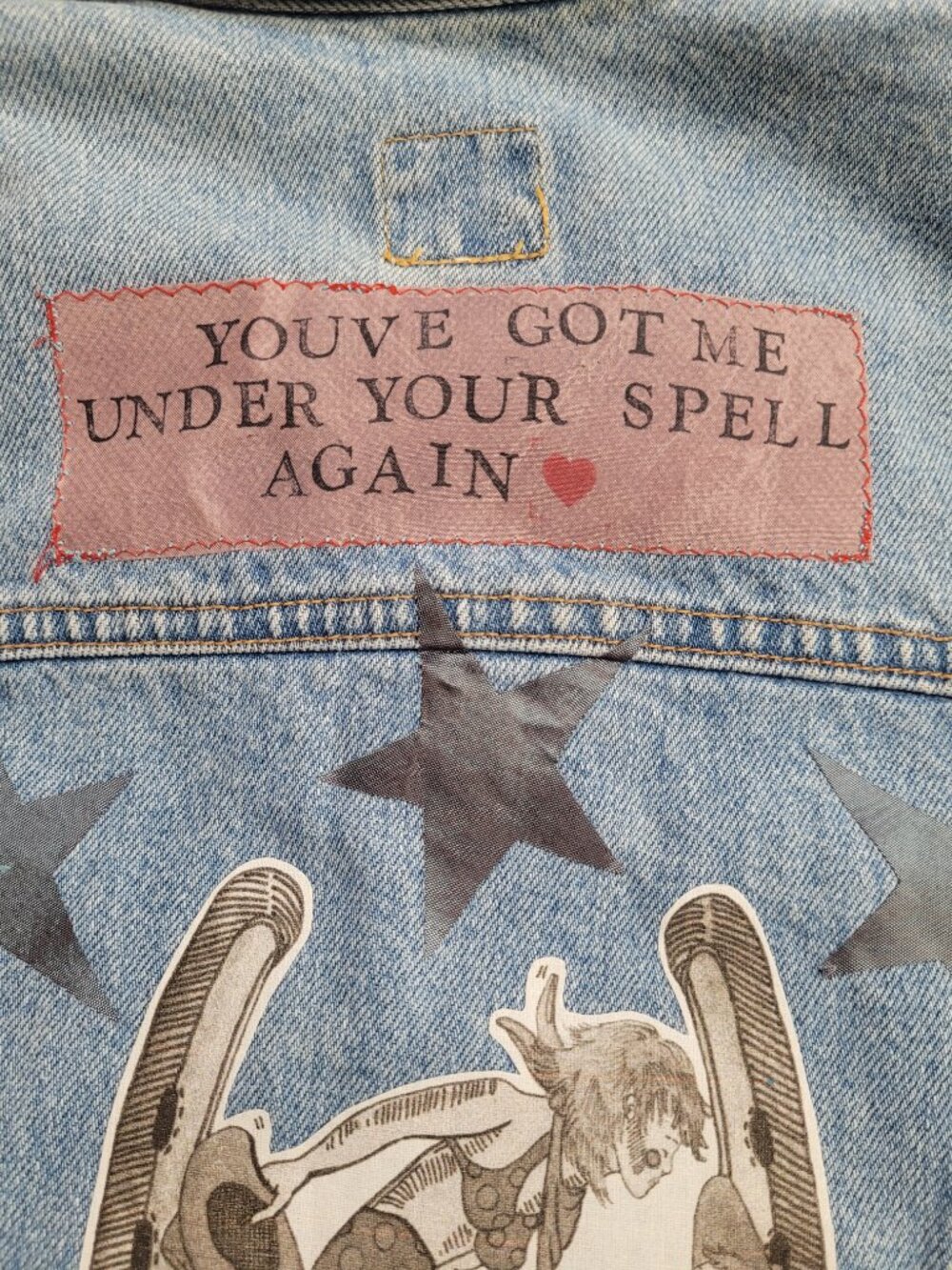 Gap Western Denim Vest Medium Wash Sleeveless Trucker Jean Jacket Festival M - Picture 8 of 8